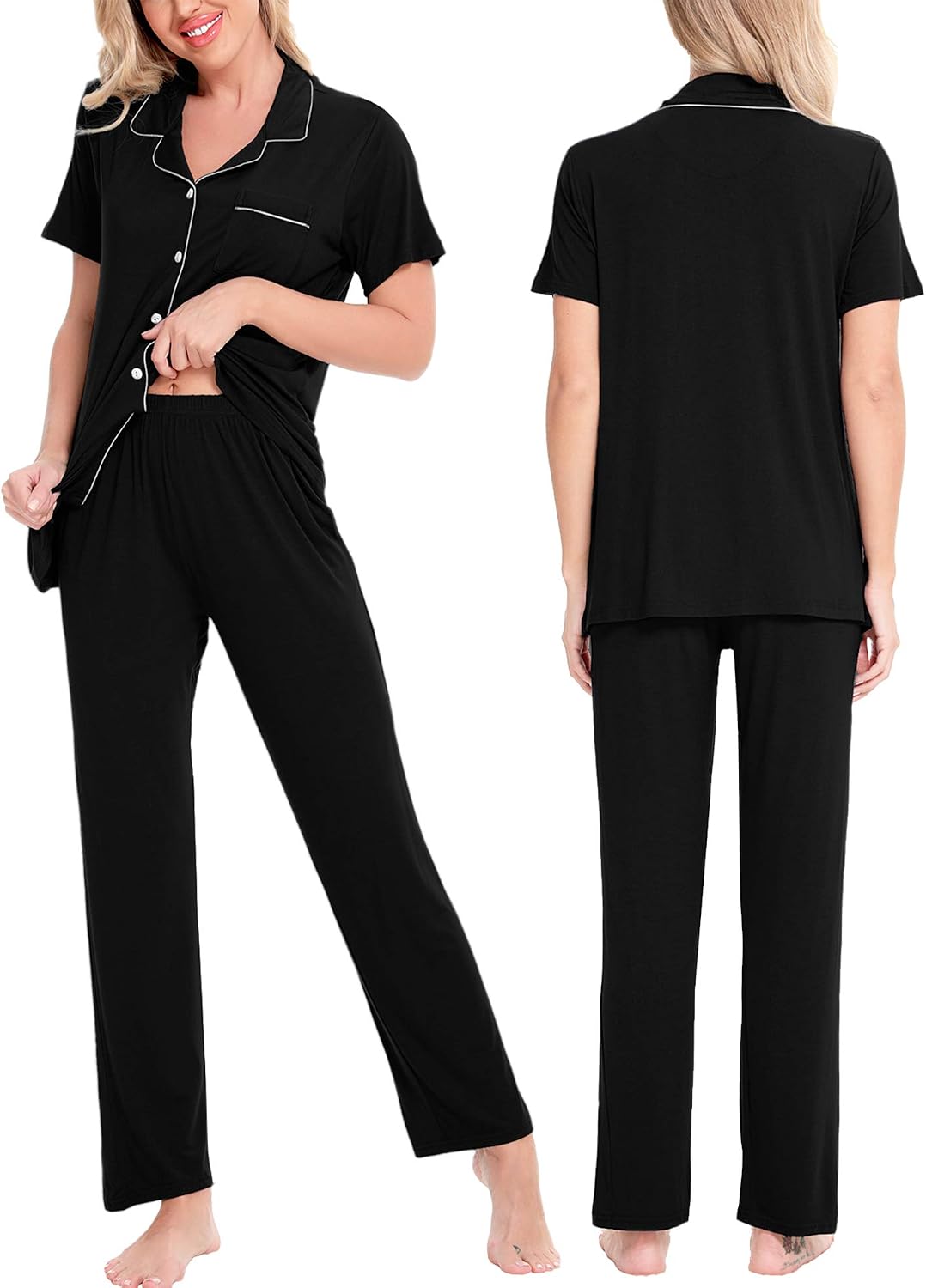Detalle 2 de SWOMOG Women Pajama Set 2-Piece 🌙