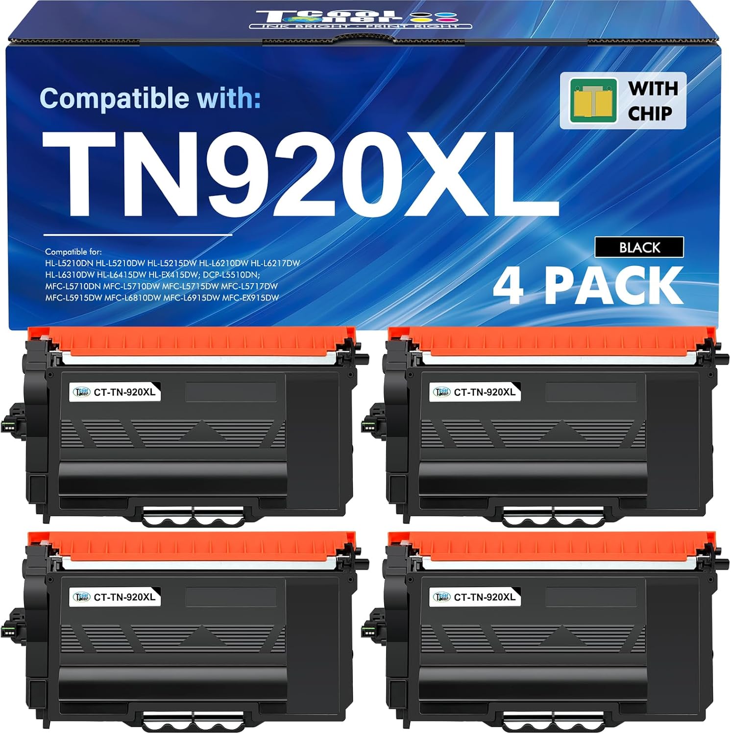 Detalle de TN920XL Compatible Black Toner Cartridge