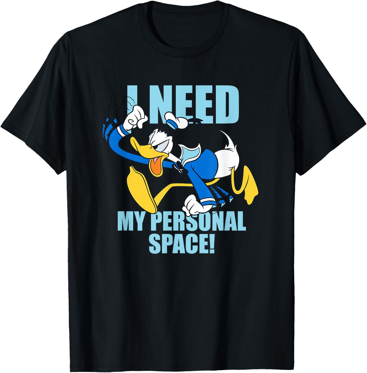 Detalle de Mickey et ses amis Donald Duck I Need Space T‑Shirt