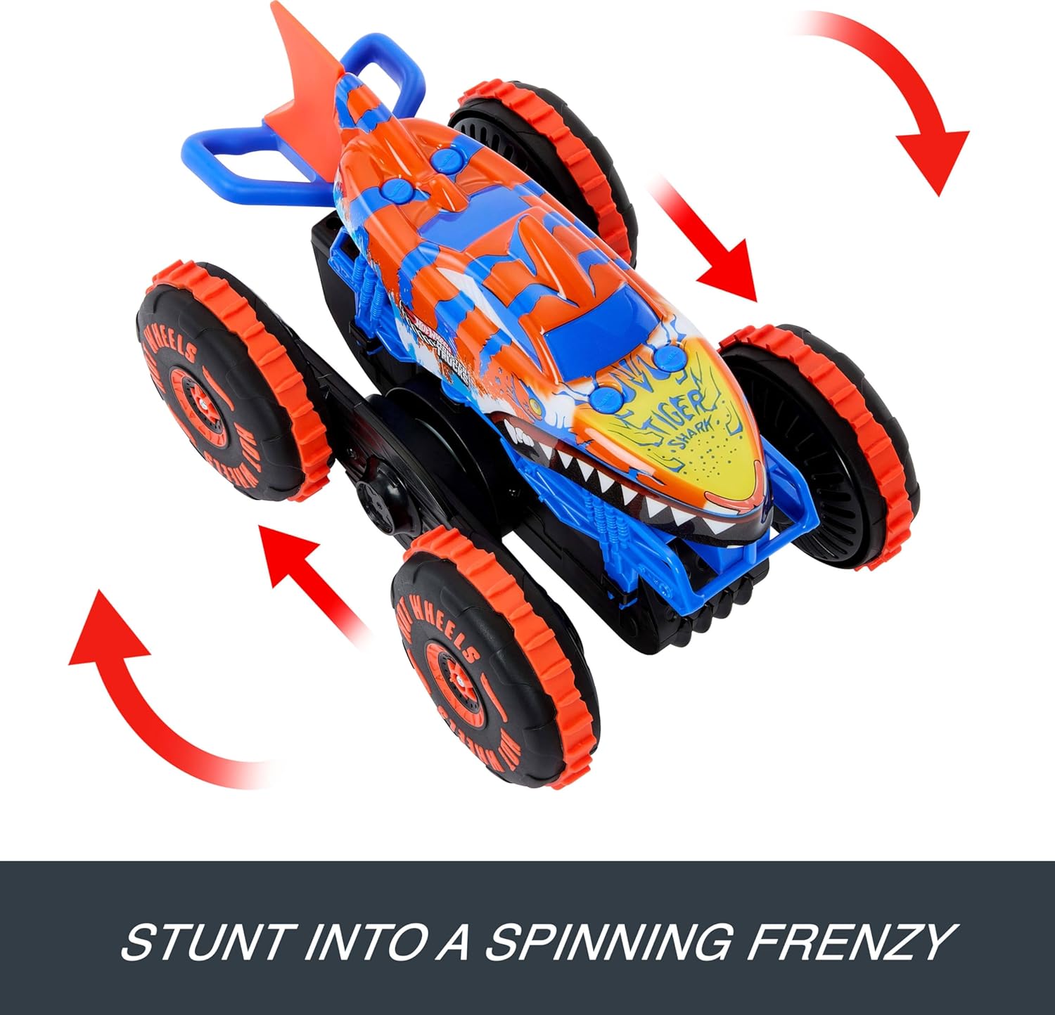 Detalle 2 de Hot Wheels Monster Trucks RC Tiger Shark Climber 3️⃣