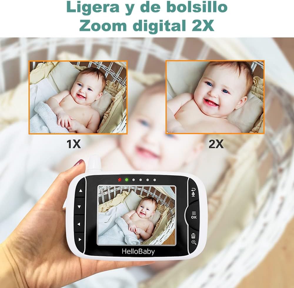 Thumbnail 6 de HelloBaby HB65 Baby Monitor 3,2