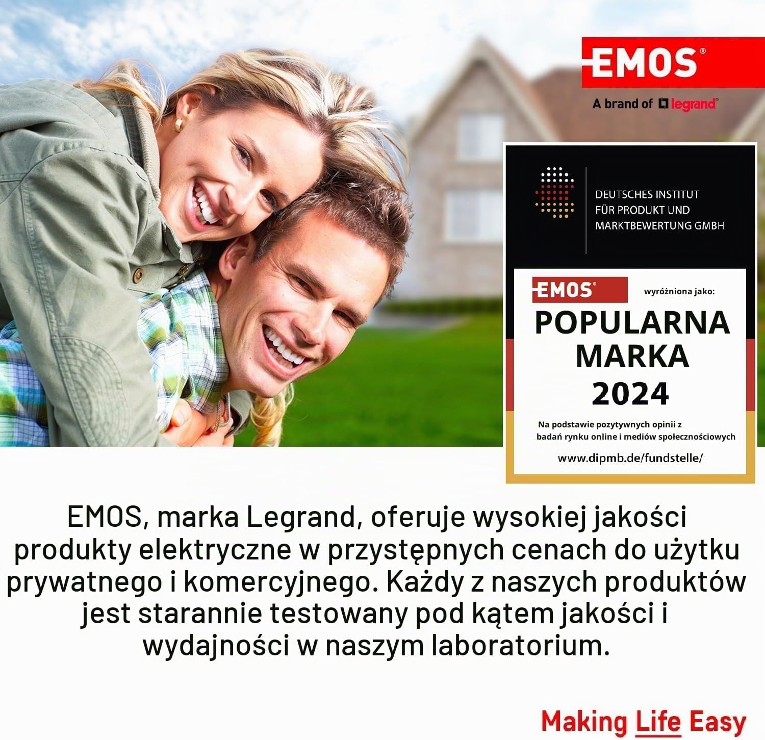 Thumbnail 6 de EMOS listwa zasilająca 2 m, 2 gniazda francuskie 45°, 250 V, 16 A