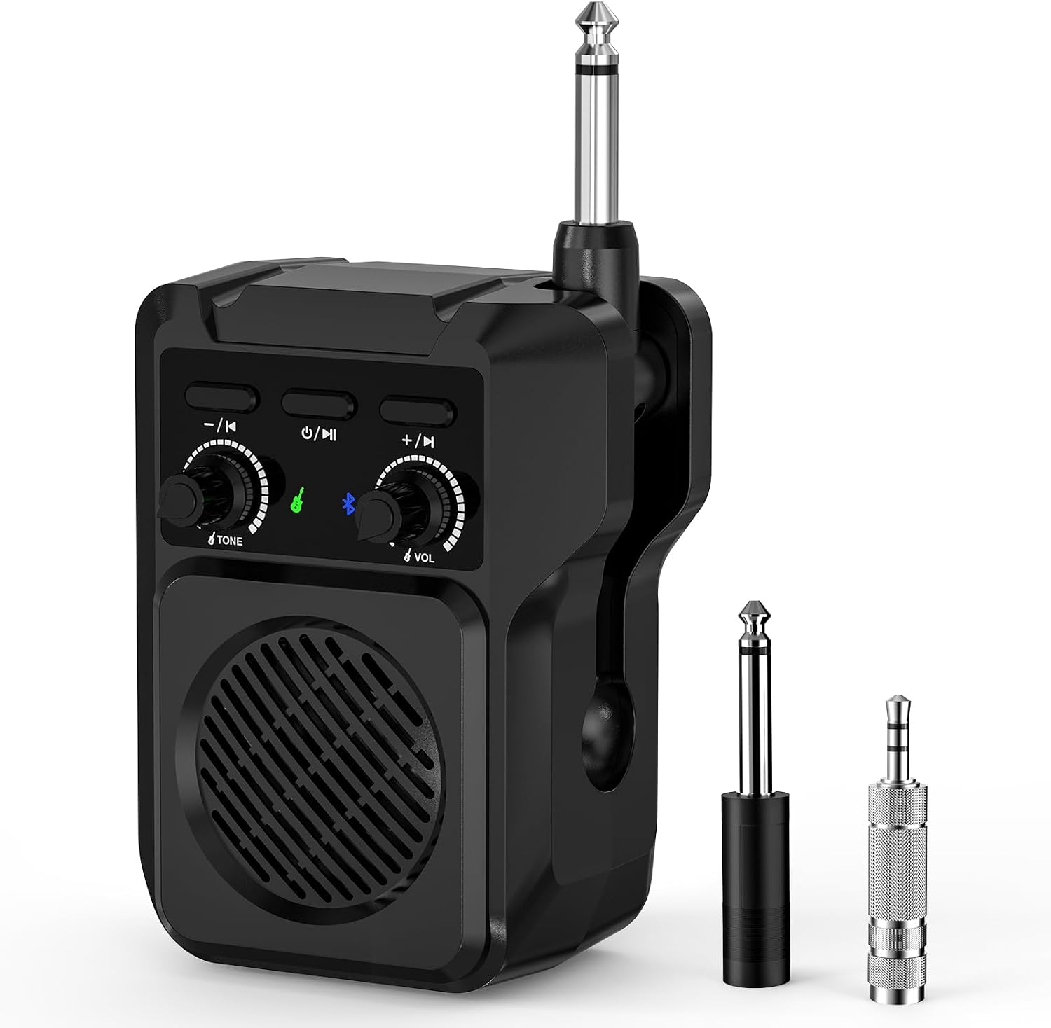 Detalle de ZealSound Q1 5W Mini Guitar Amp with Bluetooth and Four Built-In Effects