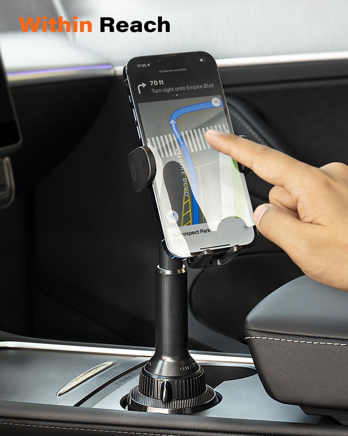 Thumbnail 1 de APPS2Car Universal Cup Phone Holder 11 in