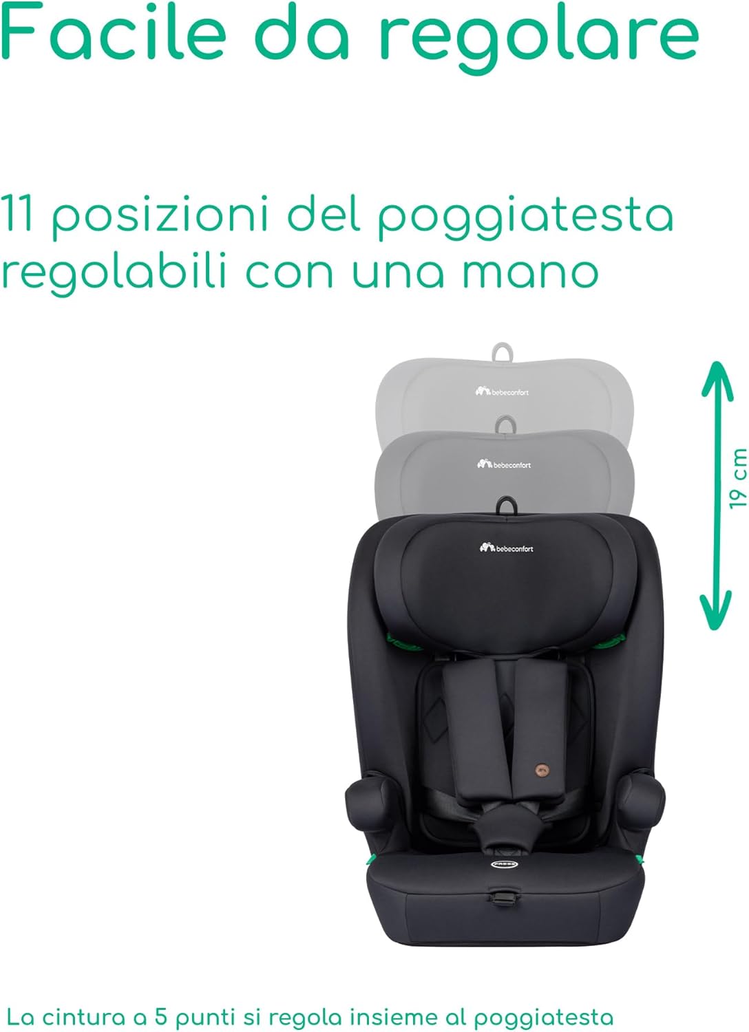 Thumbnail 3 de Bebeconfort Ever i-Safe: seggiolino auto evolutivo 9-36 kg, sicurezza R129 e comfort per crescita dal neonato al bambino
