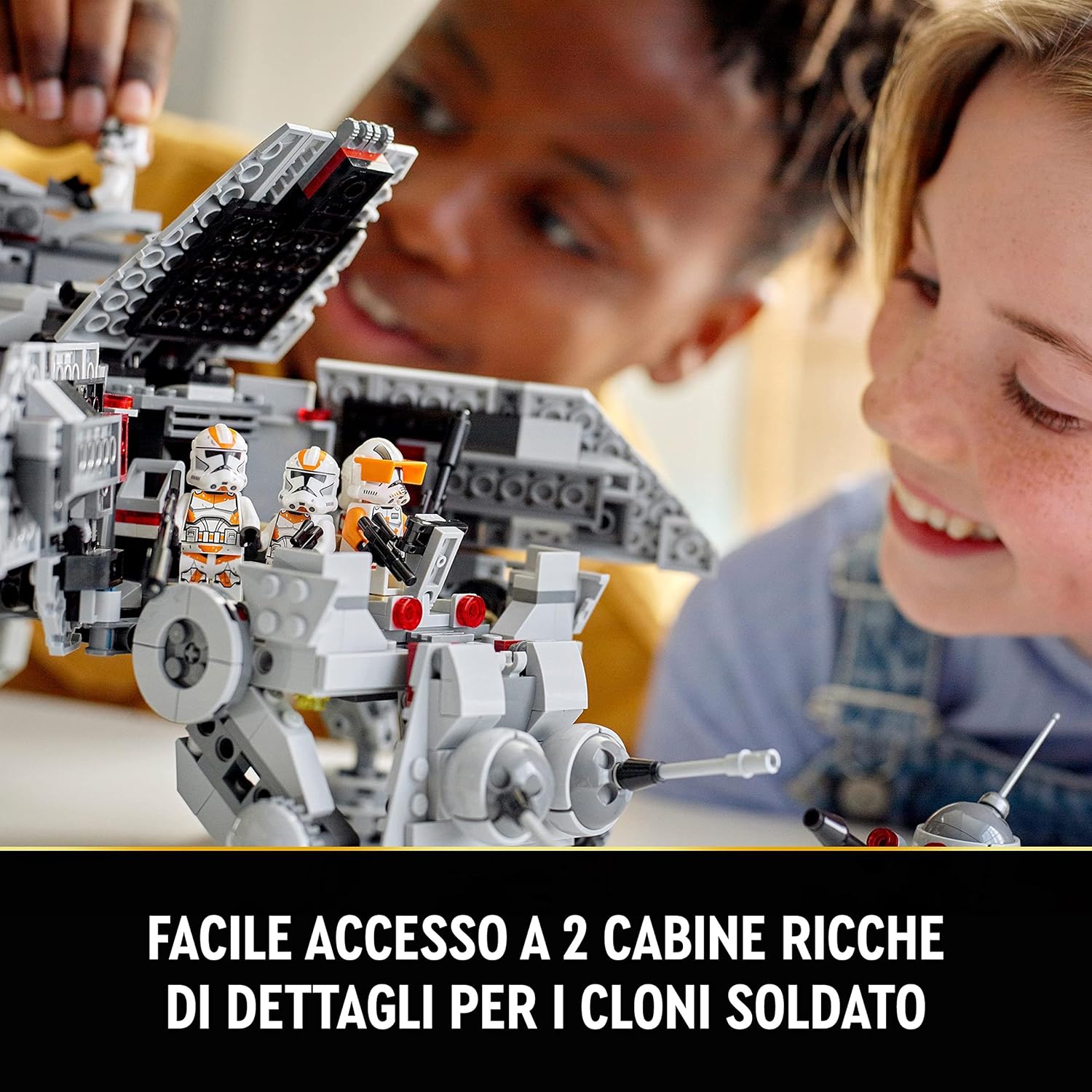 Thumbnail 4 de LEGO Star Wars 75337 Walker AT-TE: set da costruire con minifigure e droidi, per veri fan della Vendetta dei Sith
