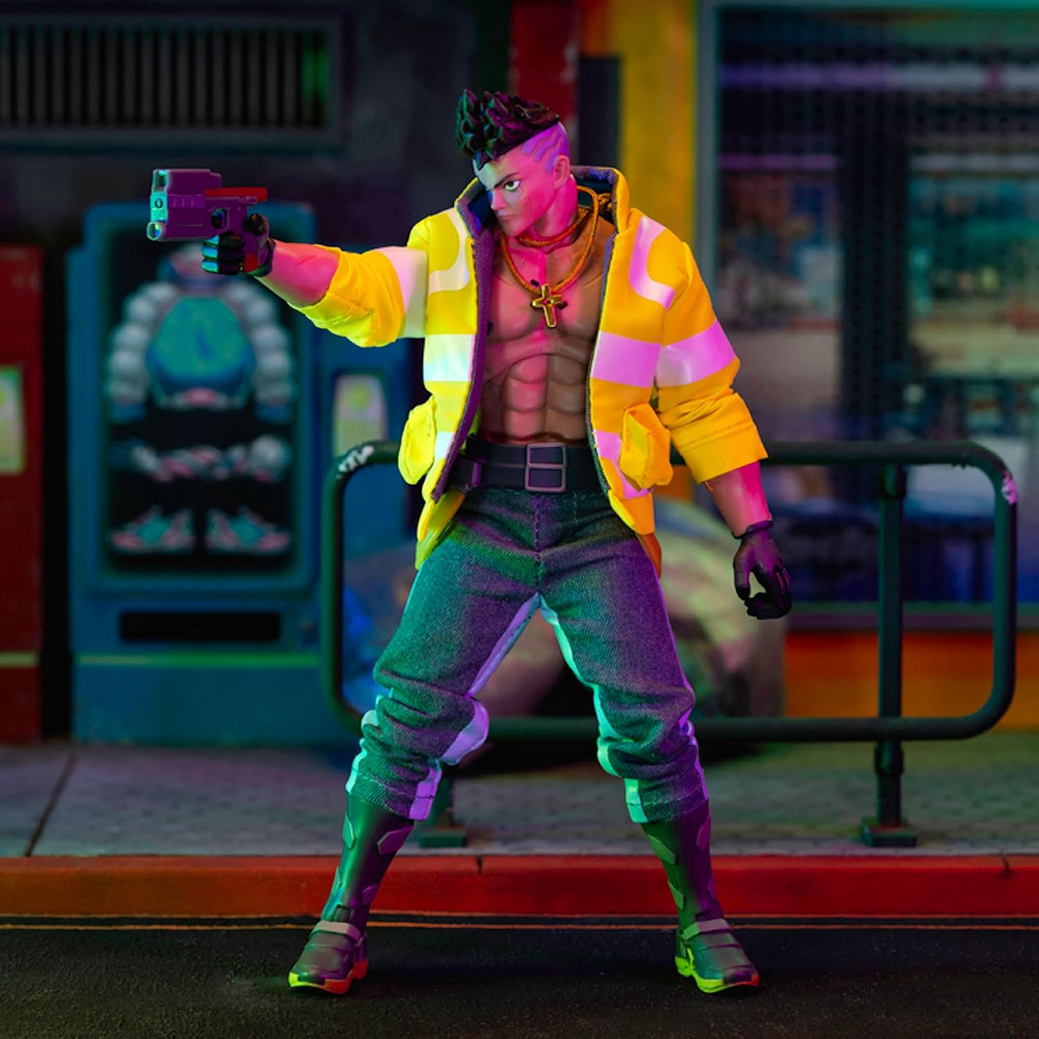 Detalle 2 de Jada Cyberpunk Edgerunners David 15 cm articulada