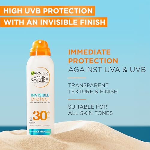 Thumbnail 1 de Garnier Ambre Solaire Face SPF 30 Invisible Protect Dry Mist 150ml