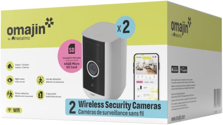 Thumbnail 6 de Netatmo OMAJIN 2x Videocamere 2K