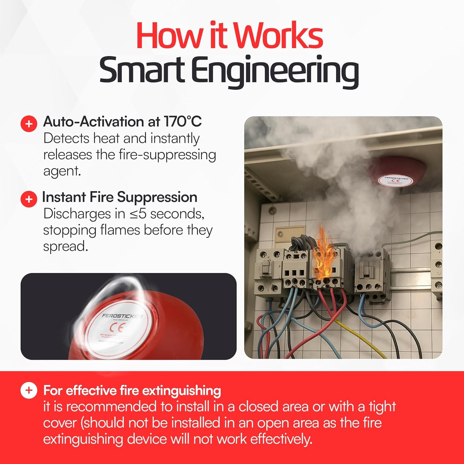 Thumbnail 6 de FEROSTICKER Pequeño Extintor Automático F03 80 g