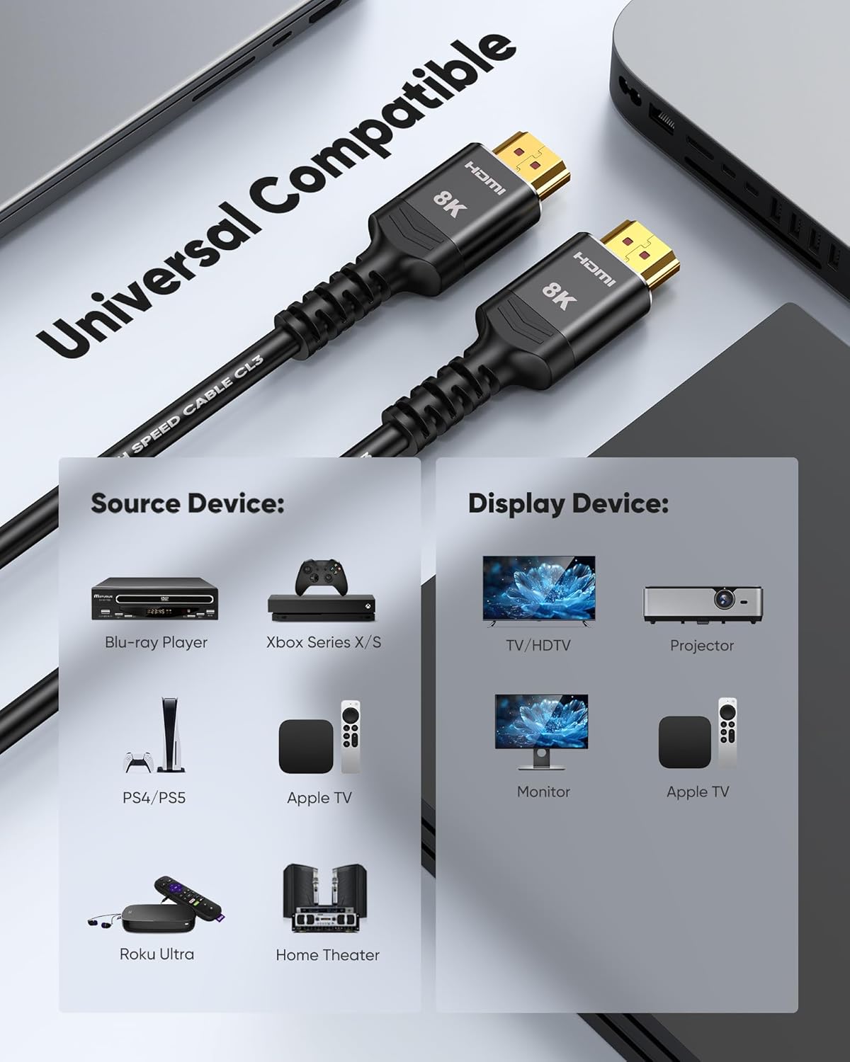 Thumbnail 6 de Highwings 15 FT HDMI 2.1 Cable