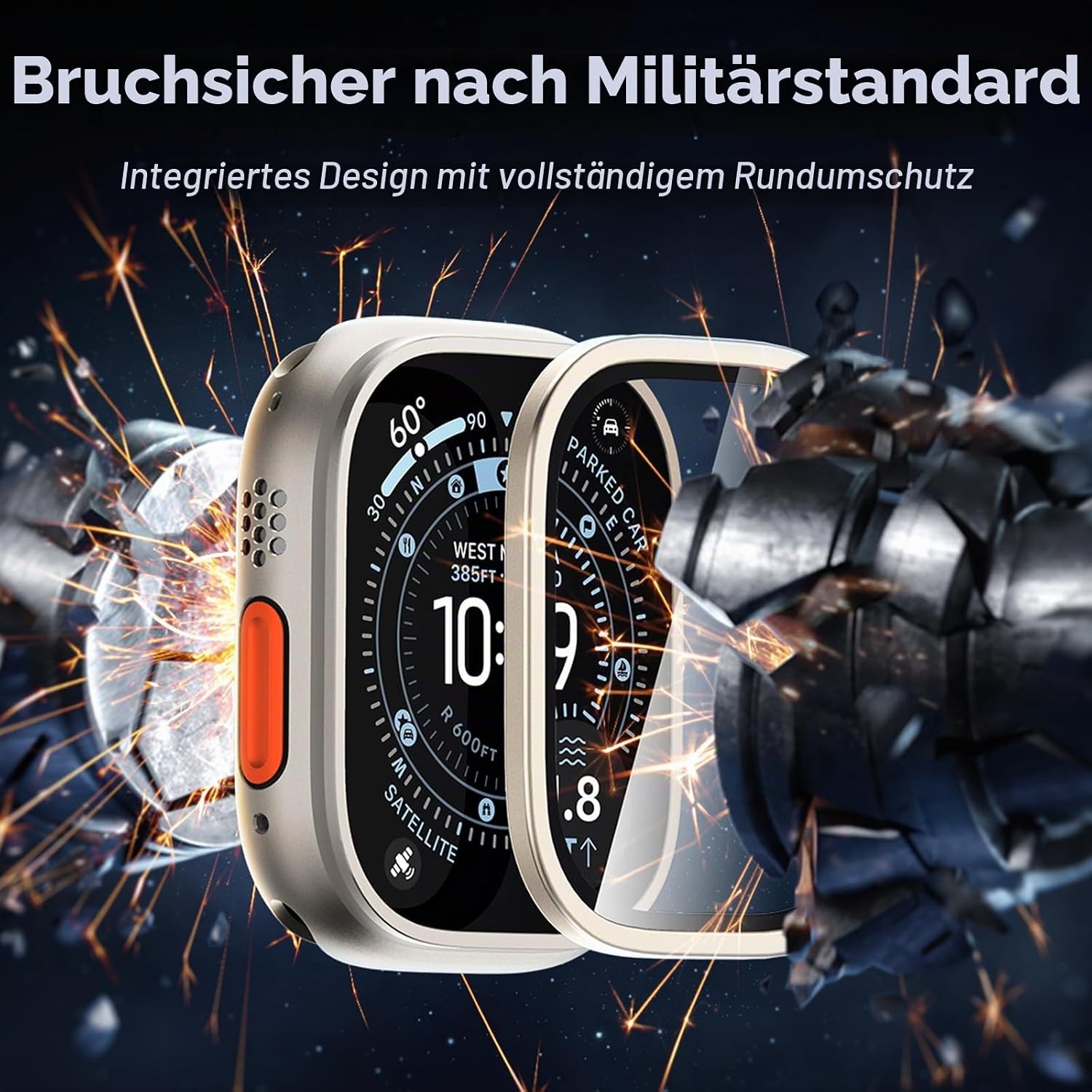 Thumbnail 5 de LϟK Displayschutzfolie 49 mm für Apple Watch Ultra
