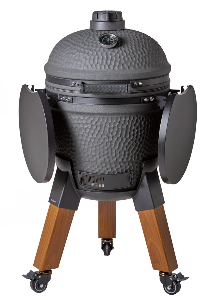 Thumbnail 6 de Moddern Charcoal Grey Special Wood-Look – Kamado-Grill mit vielseitigem Einsatz