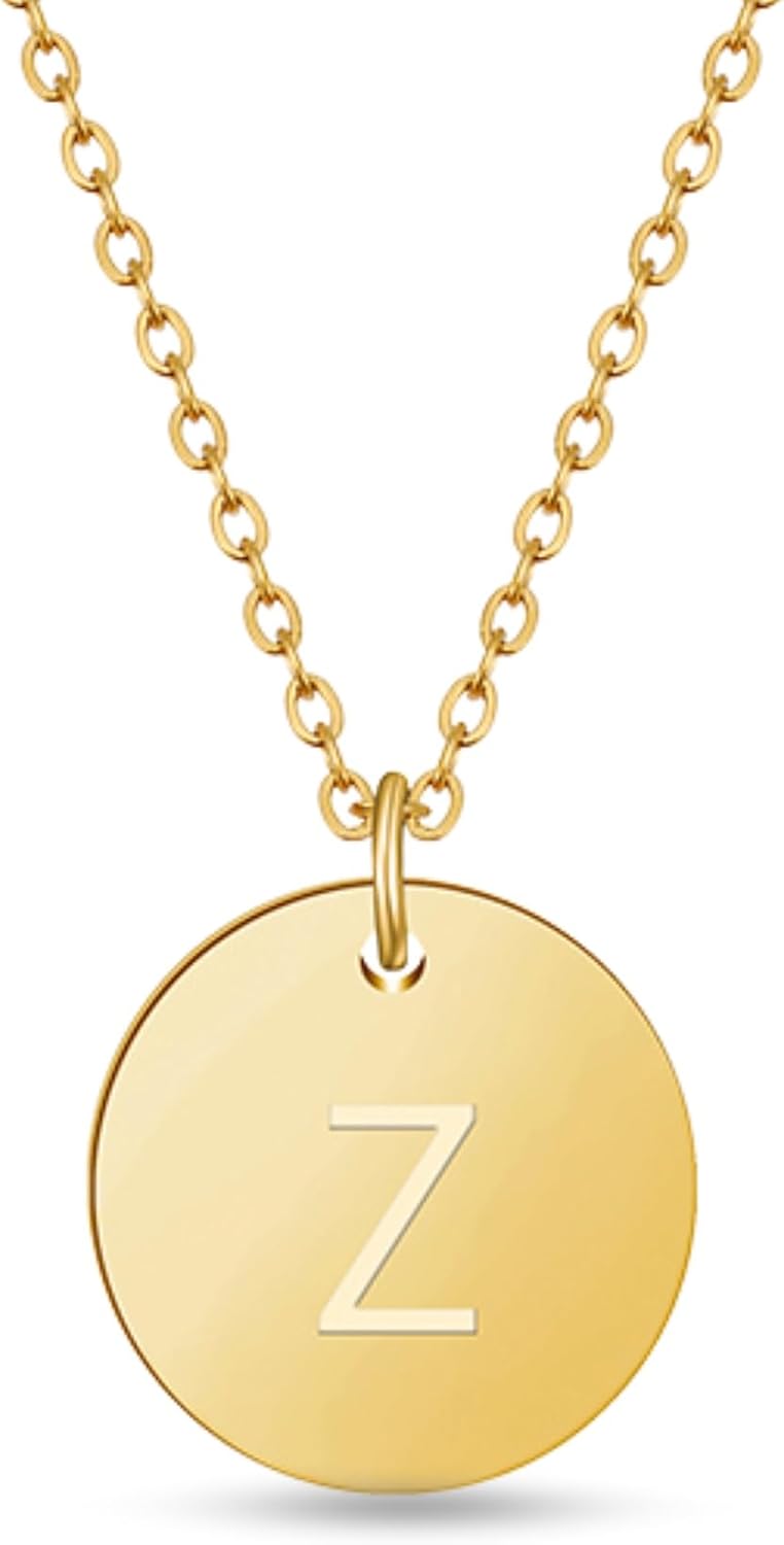 Detalle de GD GOOD.designs Collier doré initial gravé