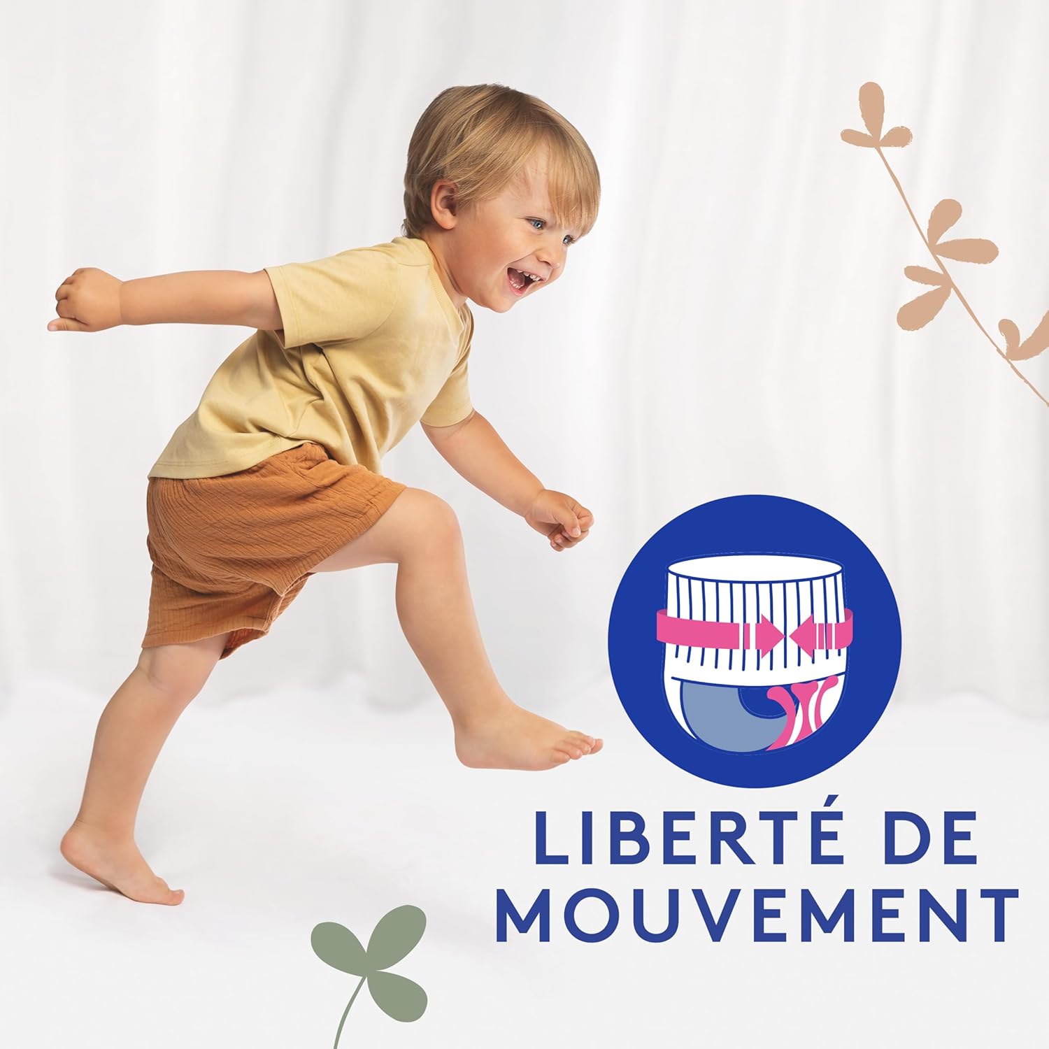 Detalle de Lotus Baby Douceur & Confort - Culottes Taille 4 (9-14 kg) Pack 1 mois - 128 culottes