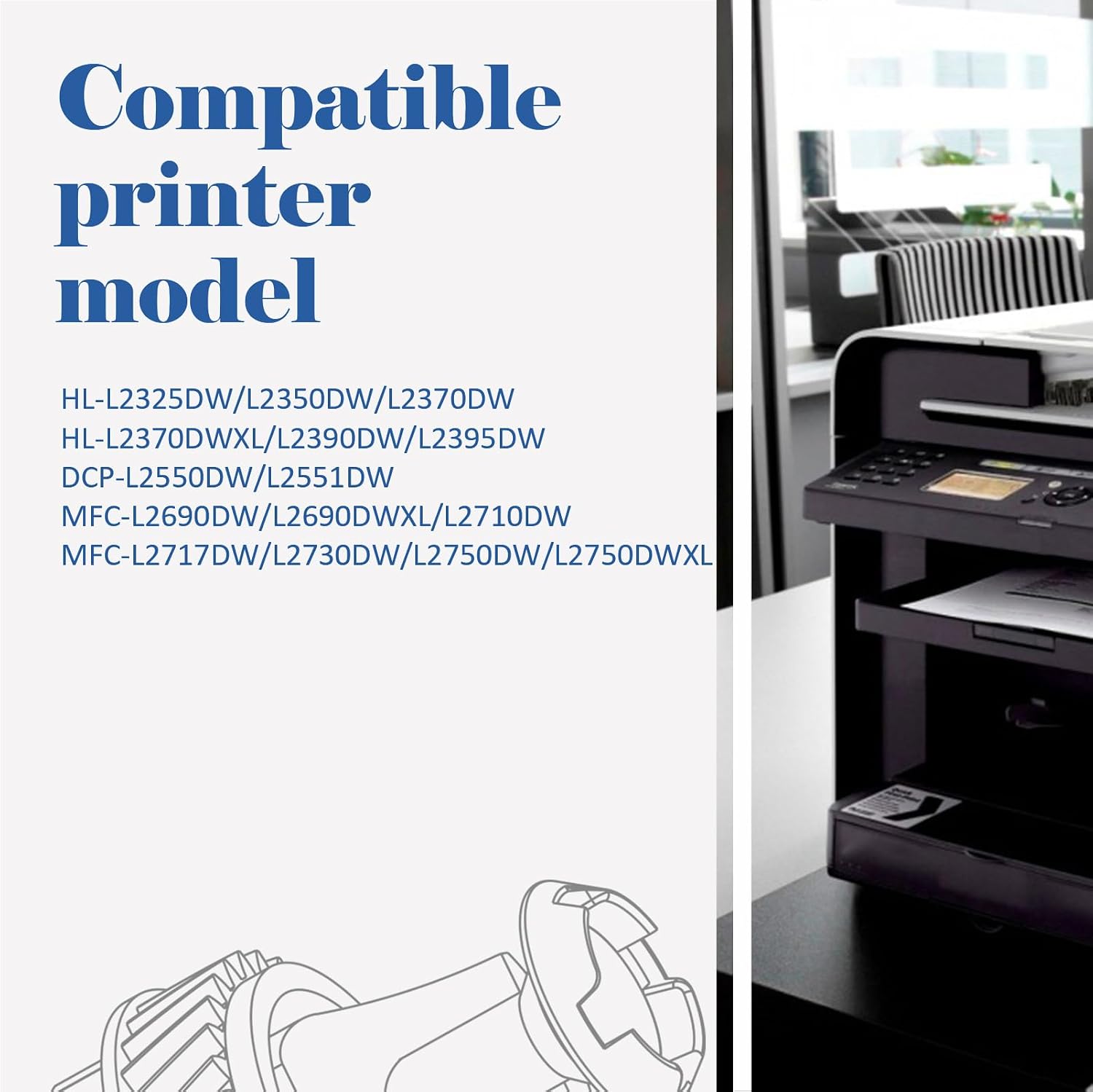 Thumbnail 1 de Toner H-Party TN760/TN730 Compatible Black Toner Cartridges, 2-Pack