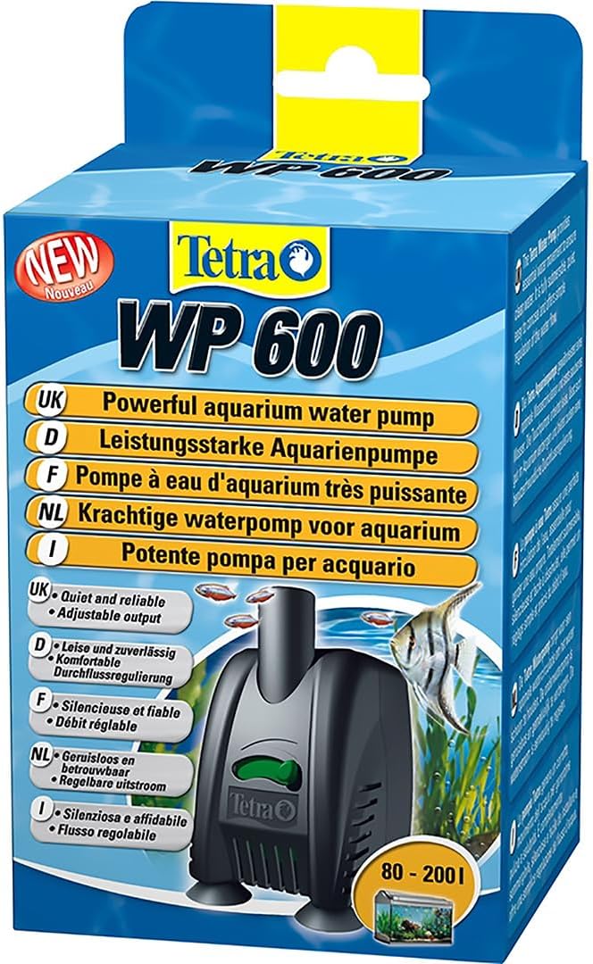 Detalle de Tetra 188785 Pompe à eau pour aquarium WP 600 (11 W, 600 l/h)