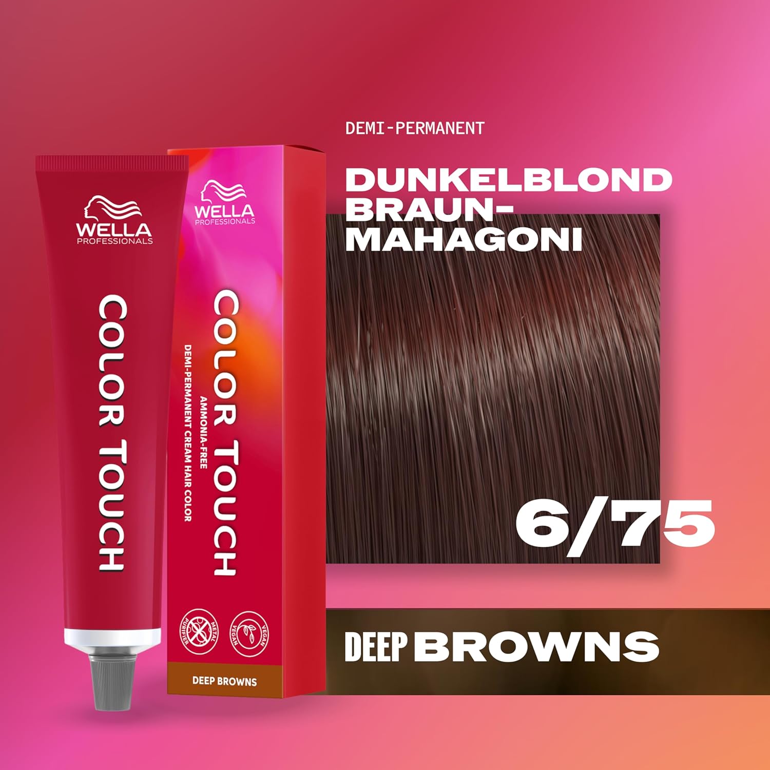 Thumbnail 1 de Wella Professionals Color Touch Deep Browns – ammoniakfreie vegane Intensivtönung für elegante Brauntöne