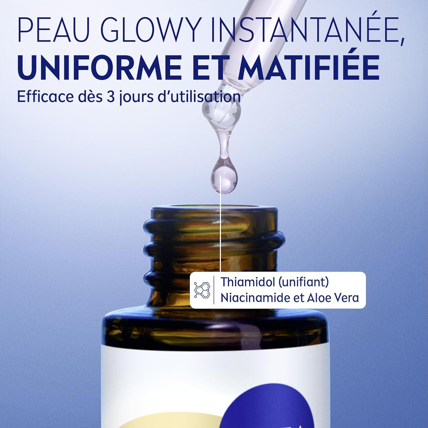 Thumbnail 2 de NIVEA Luminous 630 Serum Skin Glow anti-taches Hydrate & Affine les pores – Thiamidol, Niacinamide & Aloe Vera, vegan, 15 ml