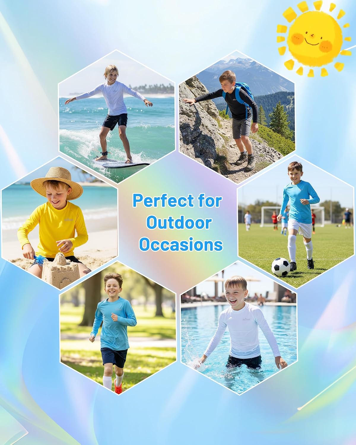 Detalle 2 de Blueleaf Boys’ Sun Protection Shirt UPF 50+