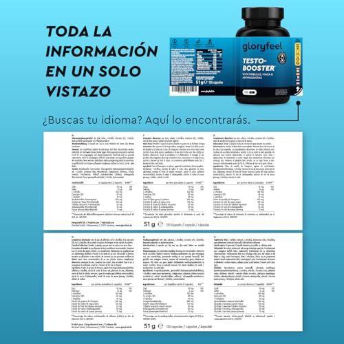 Thumbnail 6 de Gloryfeel Testo-Booster 120 cápsulas 💊