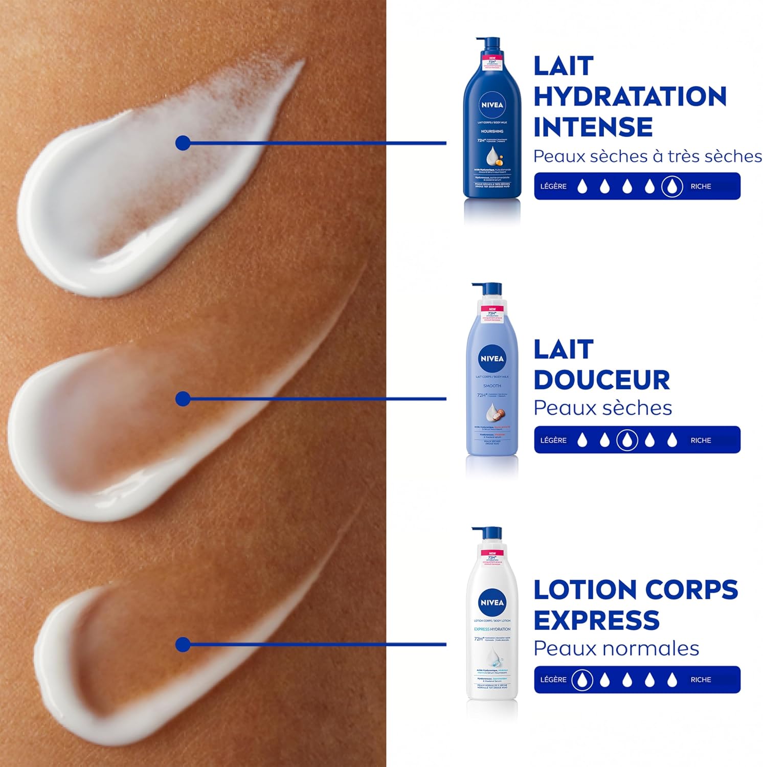 Thumbnail 5 de NIVEA Hydratation Intense 625 ml lait corps