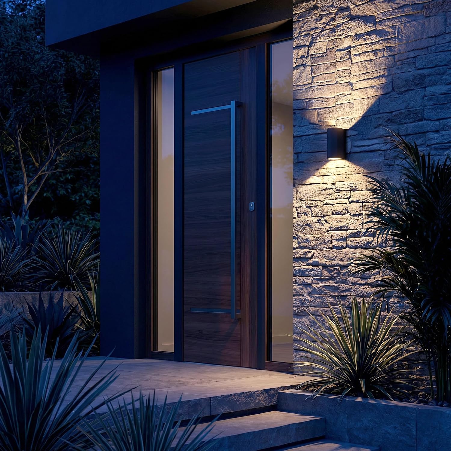 Thumbnail 5 de B.K.Licht Applique murale LED extérieur/ intérieur – 2 spots GU10, IP44, 2x5W, 800 lm, 3000 K