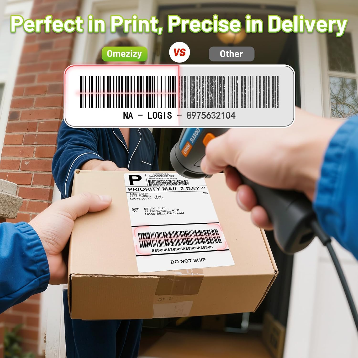 Detalle 2 de Omezizy 4x6 Thermal Labels 250Pcs, 4 x 6-Inch Shipping Labels