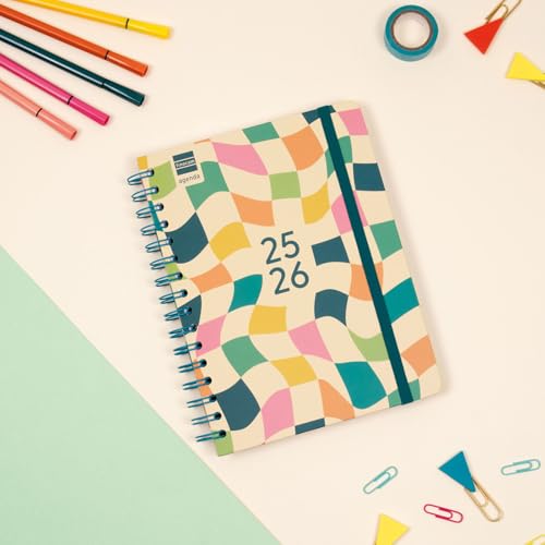 Thumbnail 1 de Finocam Agenda Cosmo Curso 2025–2026 Semana Vista Horizontal 12 meses 📚