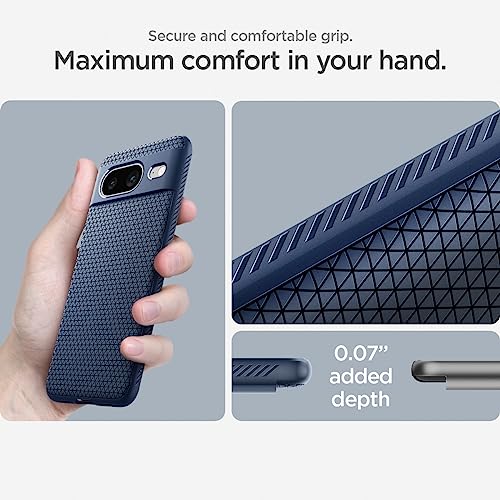 Thumbnail 5 de Spigen Liquid Air coque pour Pixel 8 – bleu marin