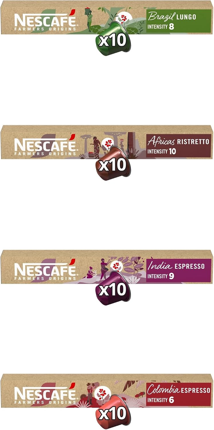 Thumbnail 2 de NESCAFÉ Farmers Origins Cápsulas Variadas ☕ 6x10 (60) - Amazon
