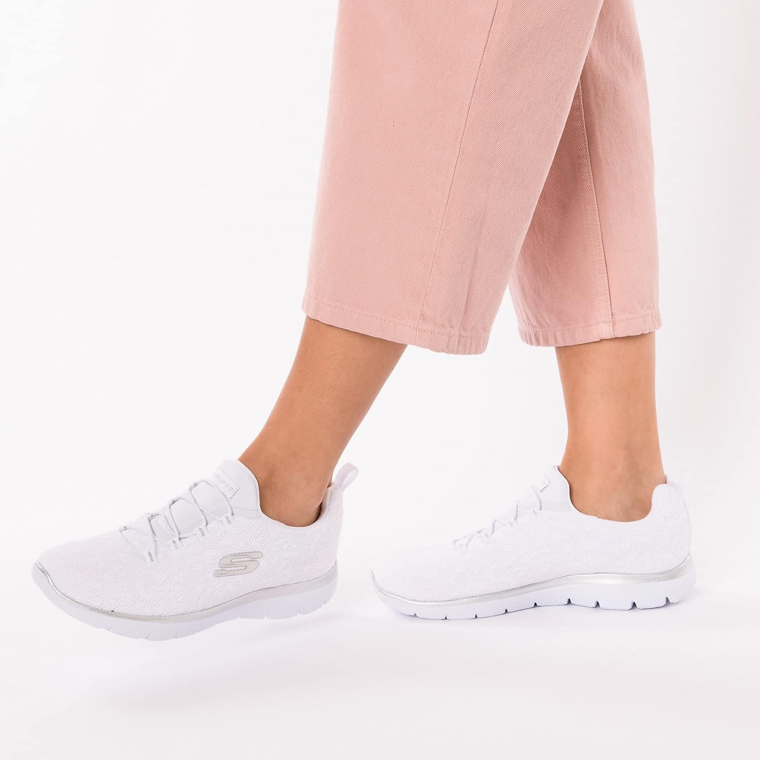 Thumbnail 1 de Skechers Damen Summits Leopard Spot Turnschuhe – nahezu nahtlose Oberseite im Sneaker-Design