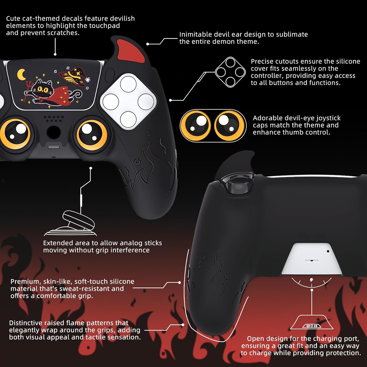 Thumbnail 4 de playvital Cover Controller PS5 1 pezzo