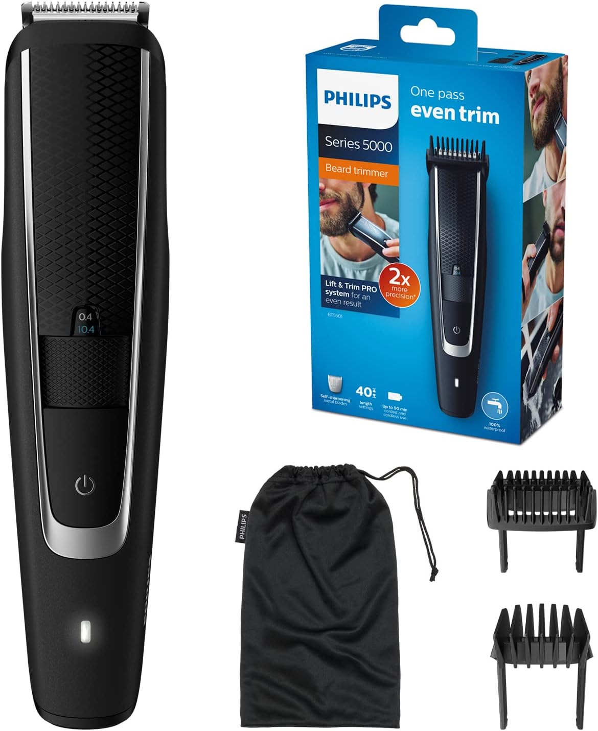 Detalle de Philips Multigroom Series 1000 MG1100/16 – Präziser Bartstyler