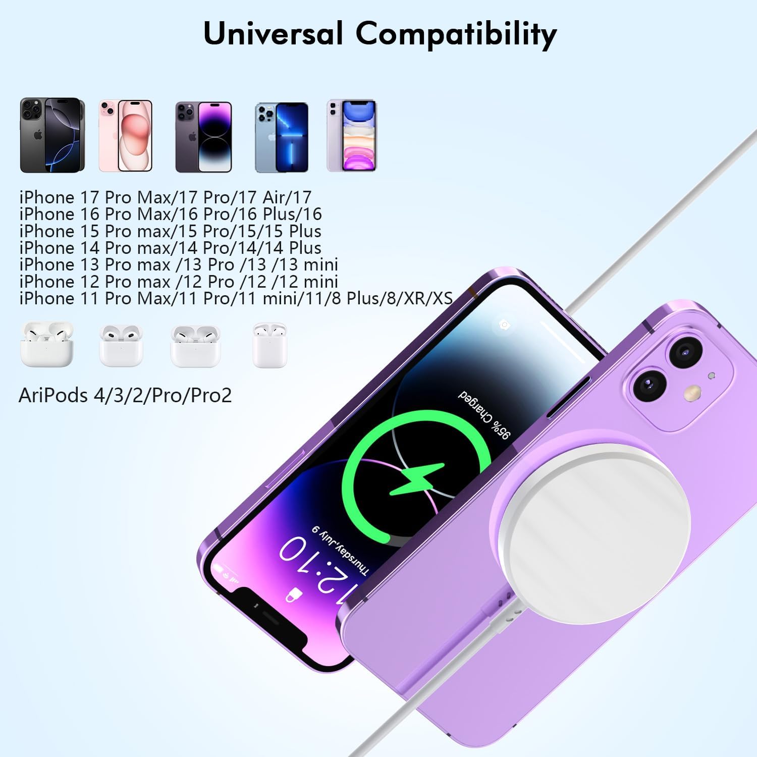 Thumbnail 6 de Magnetic iPhone 10FT Wireless Charger