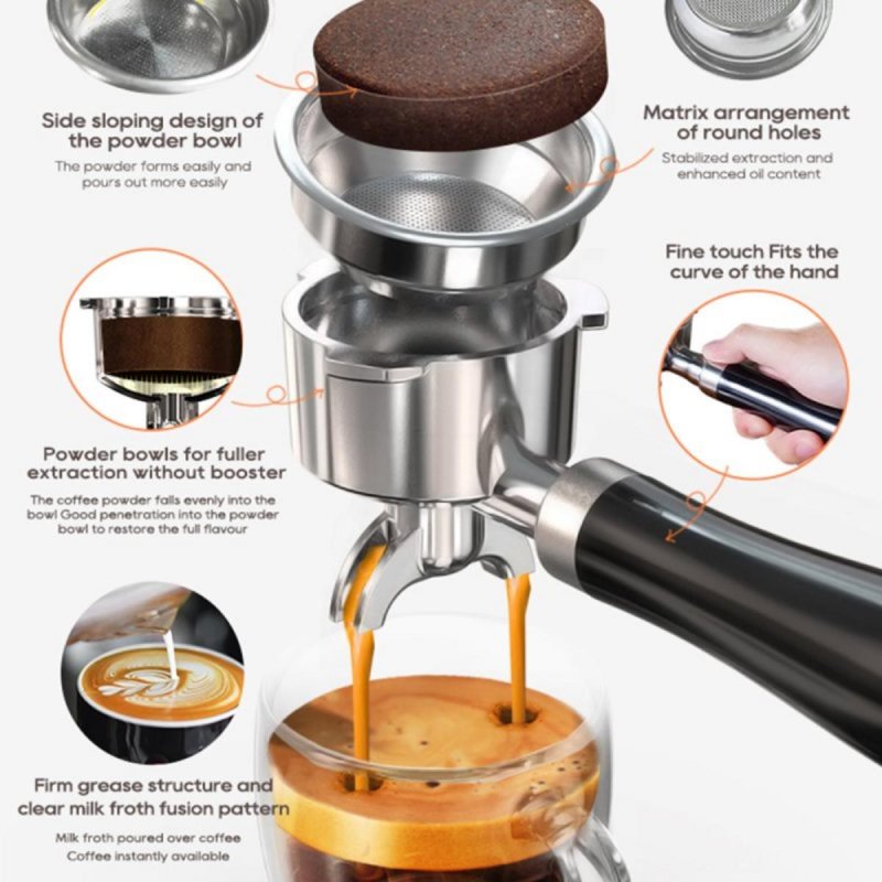 Thumbnail 2 de hibrew H10A Cafetera Espresso 19 Bar