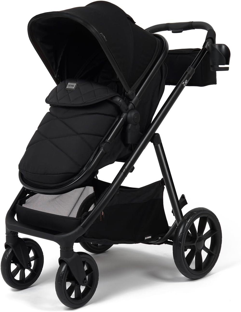 Thumbnail 1 de BABYLO Zap Travel System with i-Size Infant Carrier, ride-on board and organiser (black/on black)