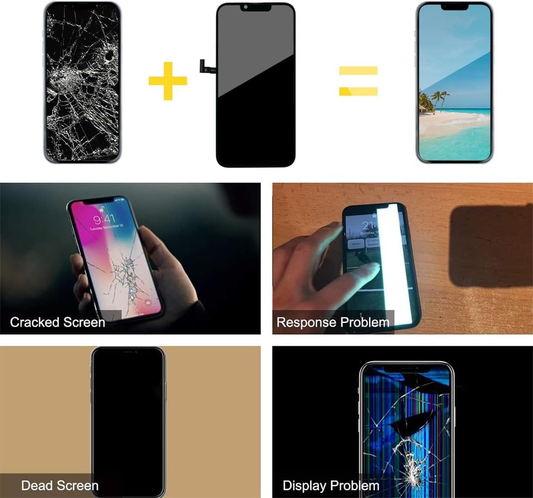 Thumbnail 2 de bokman for iPhone 13 Pro Max Black LCD Screen Replacement Parts Display Assembly Front Panel