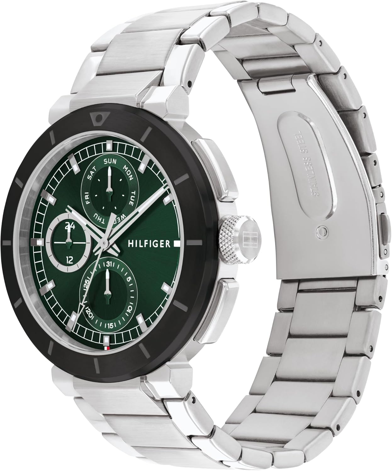 Thumbnail 1 de Tommy Hilfiger Multi Zifferblatt Quarz Uhr für Herren mit Edelstahlarmband