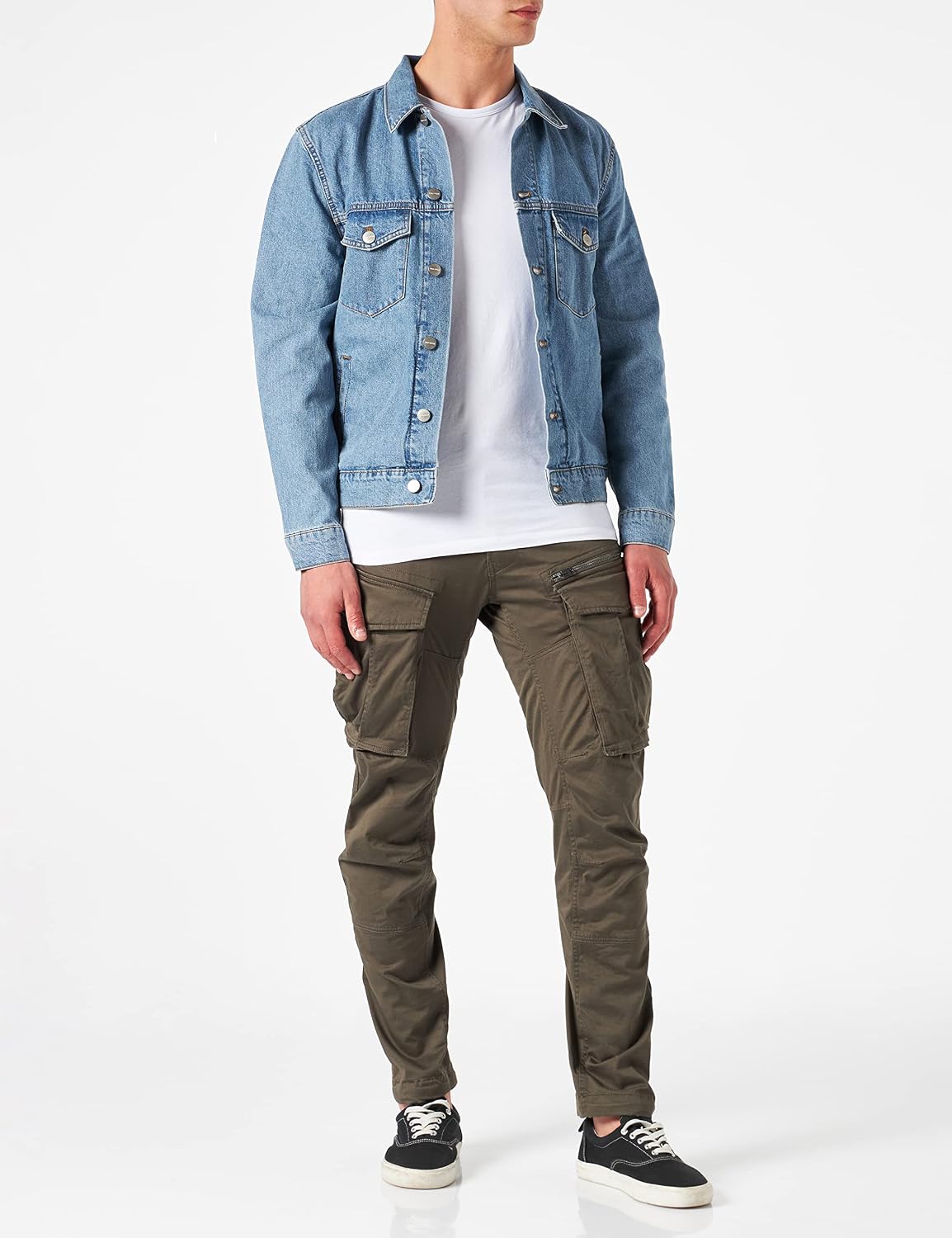 Detalle de G-STAR RAW Regular-Fit Jeans Rovic Zip – Robustes Allround-Modell mit normaler Leibhöhe