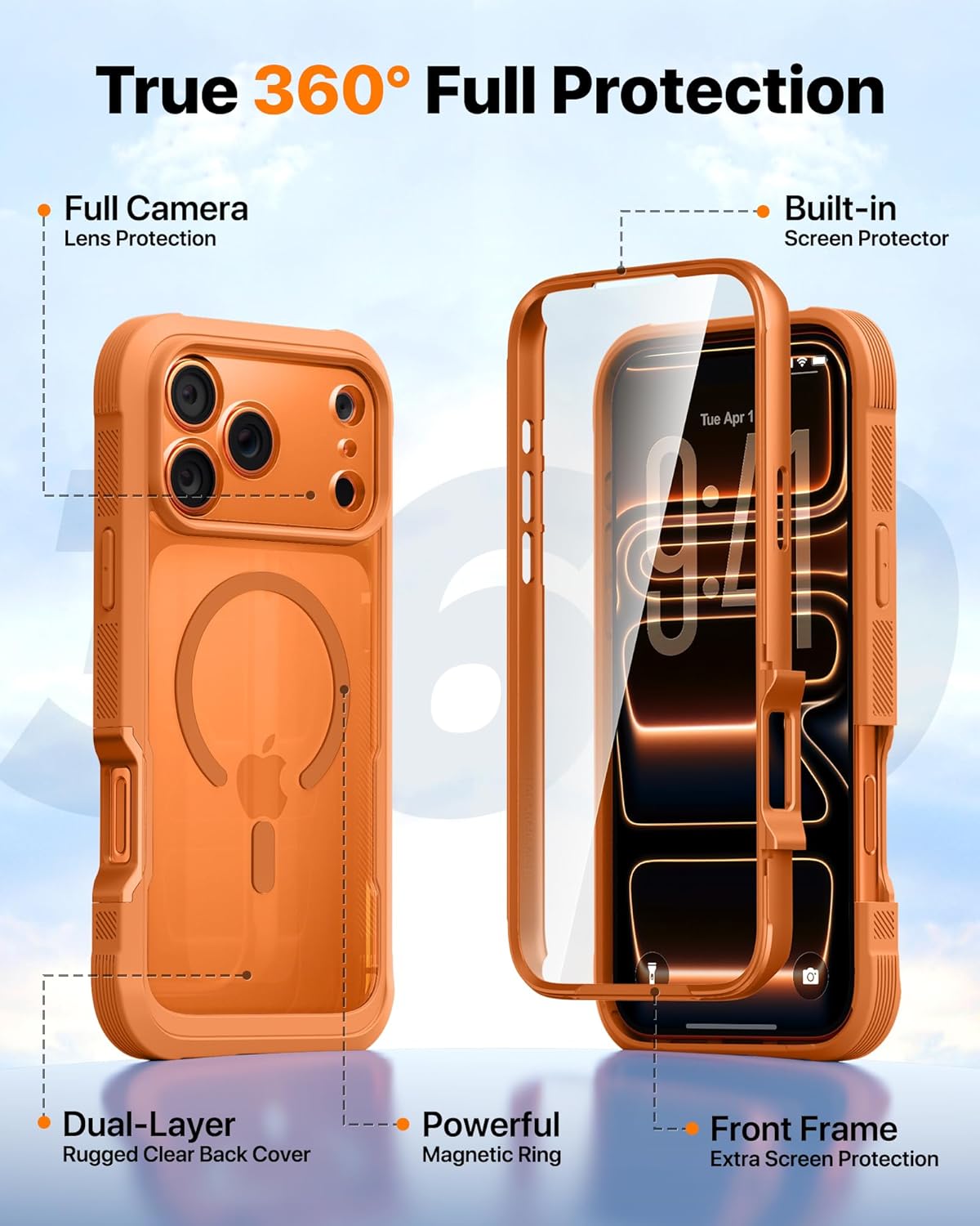 Thumbnail 1 de Diaclara Magnetic iPhone 17 Pro Case 6.3-Inch