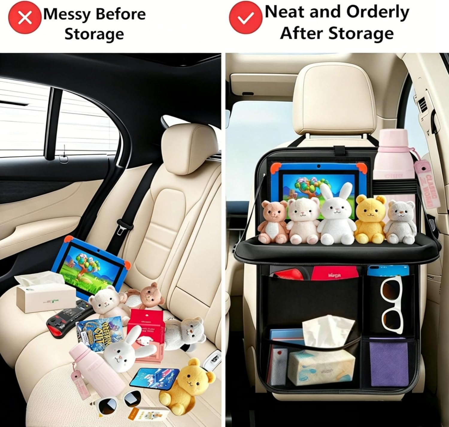 Thumbnail 5 de TCJJ Car Seat Organiser 2-pack