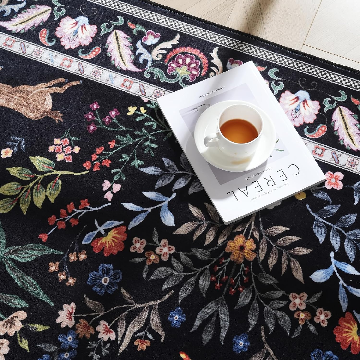 Thumbnail 4 de Runner Rug Washable 2'x10' Floral Kitchen Runner 🏠