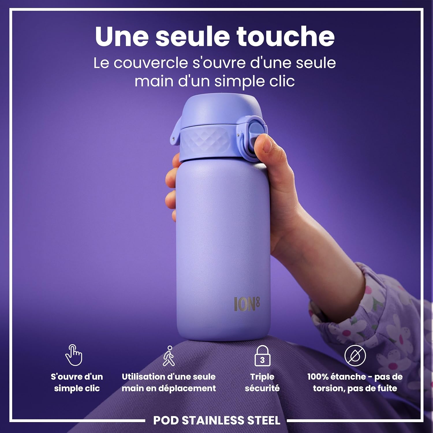 Thumbnail 3 de Ion8 Gourde Enfant 400ml 🥤