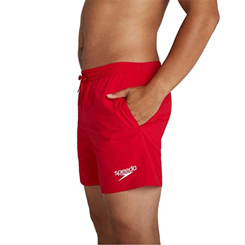 Detalle de Speedo Uomo Essential 41 cm Fed Red S – Costumi Watershort robusti e confortevoli