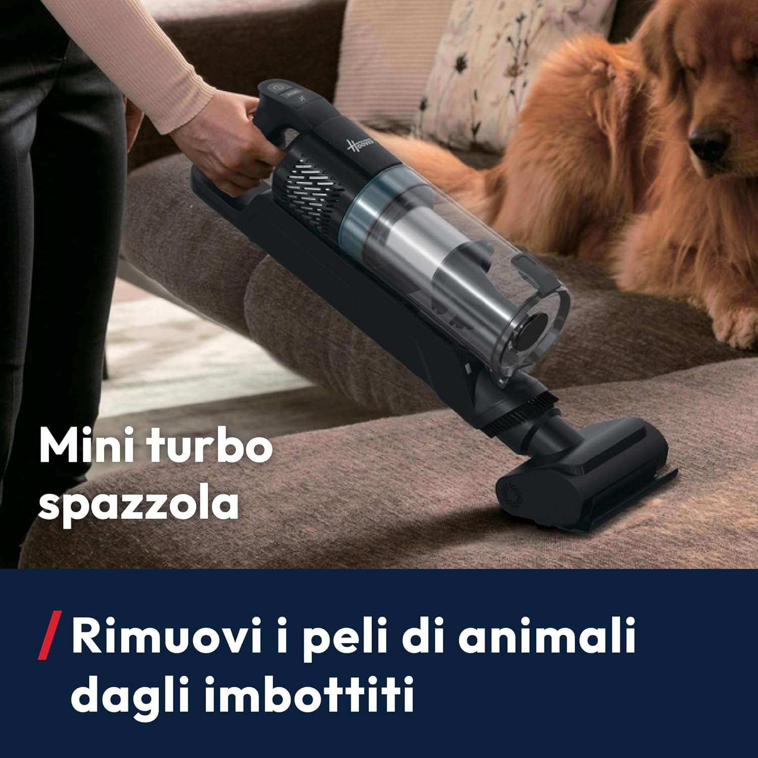 Thumbnail 3 de Hoover HF1 CORE Pet: aspirapolvere senza filo da 200 W, autonomia 50 min e spazzola peli animali