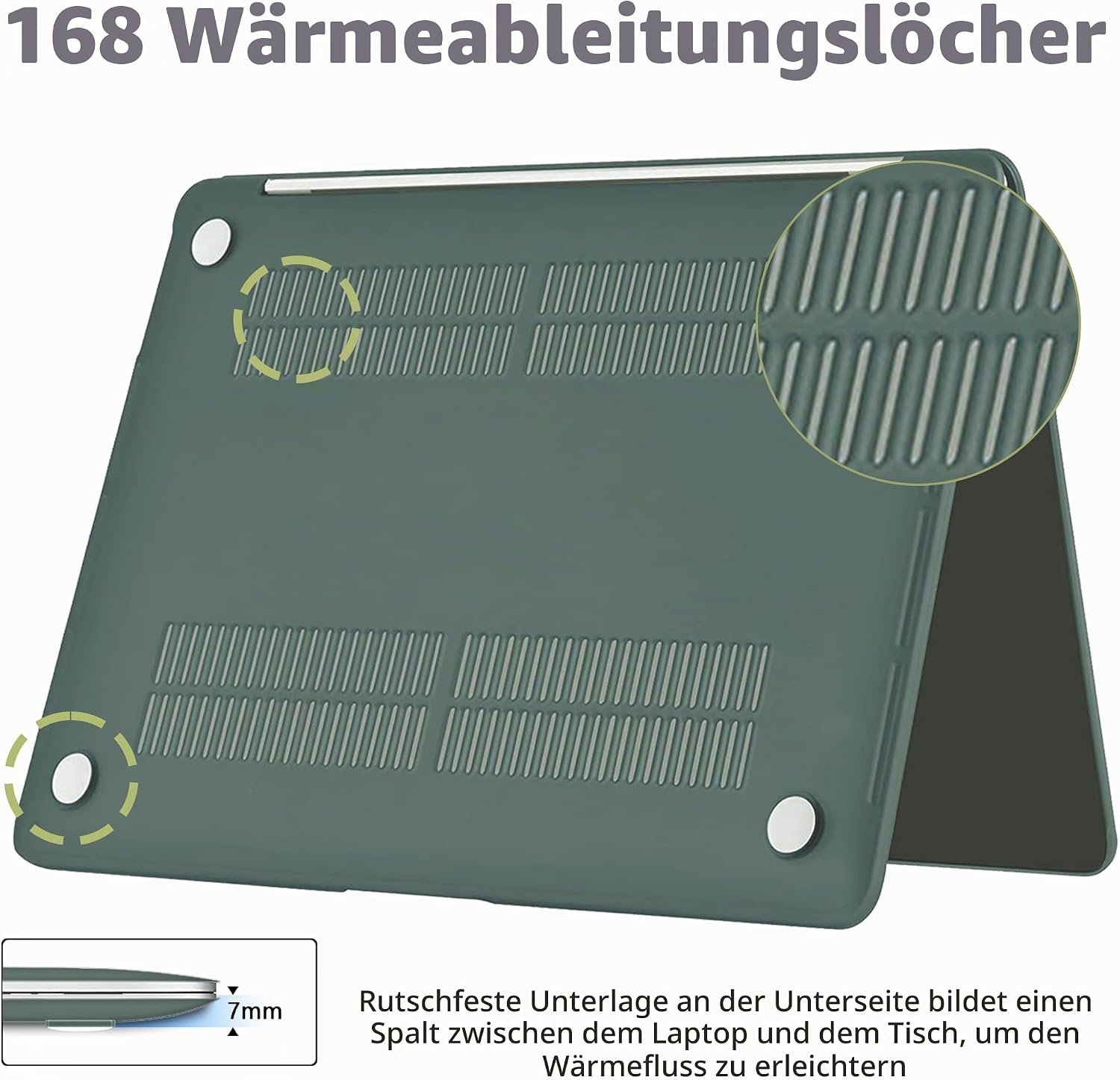 Thumbnail 4 de MacBook Pro 16 Schutzhülle dunkelgrün
