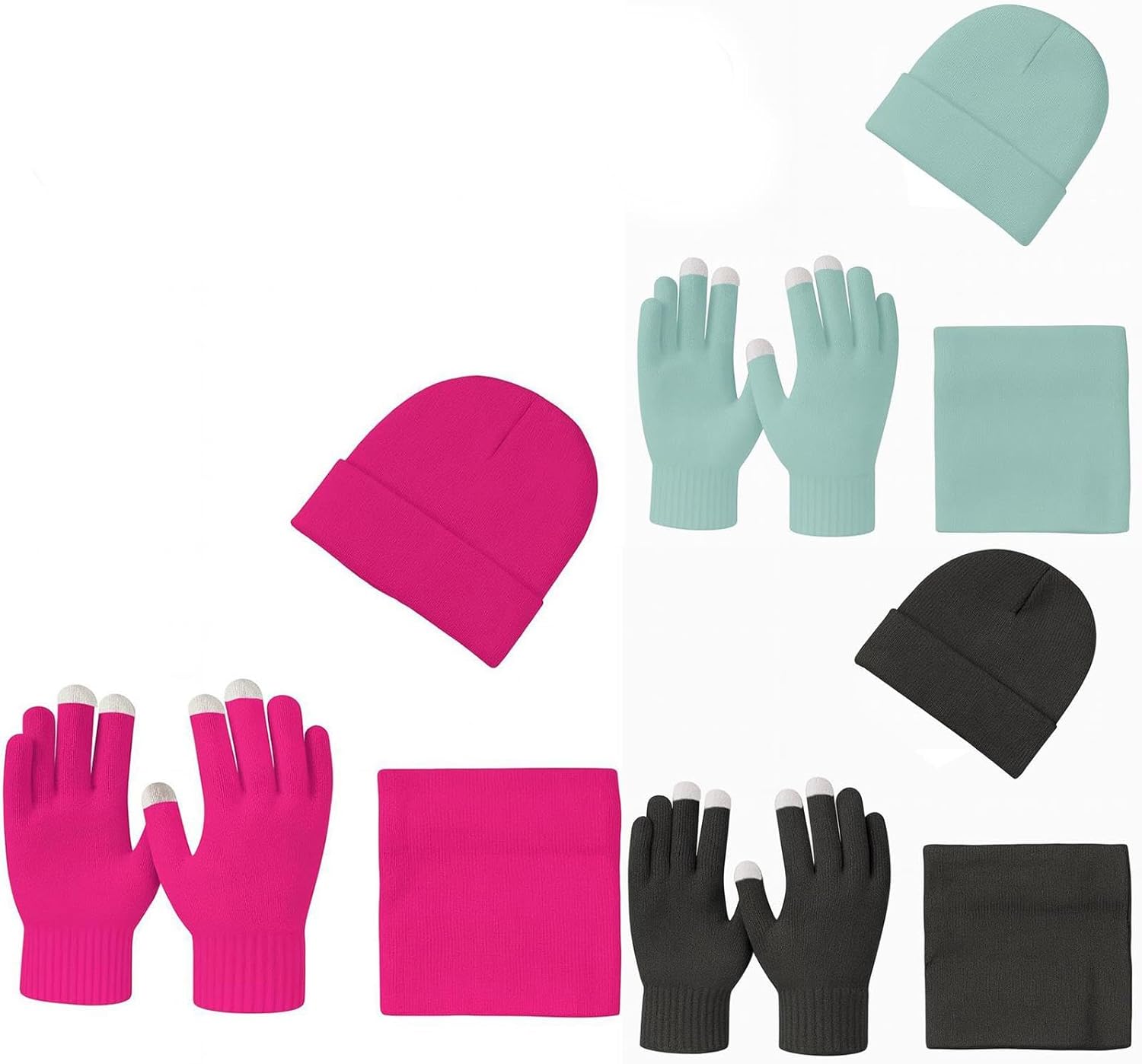 Thumbnail 6 de Gaffer 3-Piece Winter Set: Beanie, Touch-Gloves & Neck Warmer for Men & Women