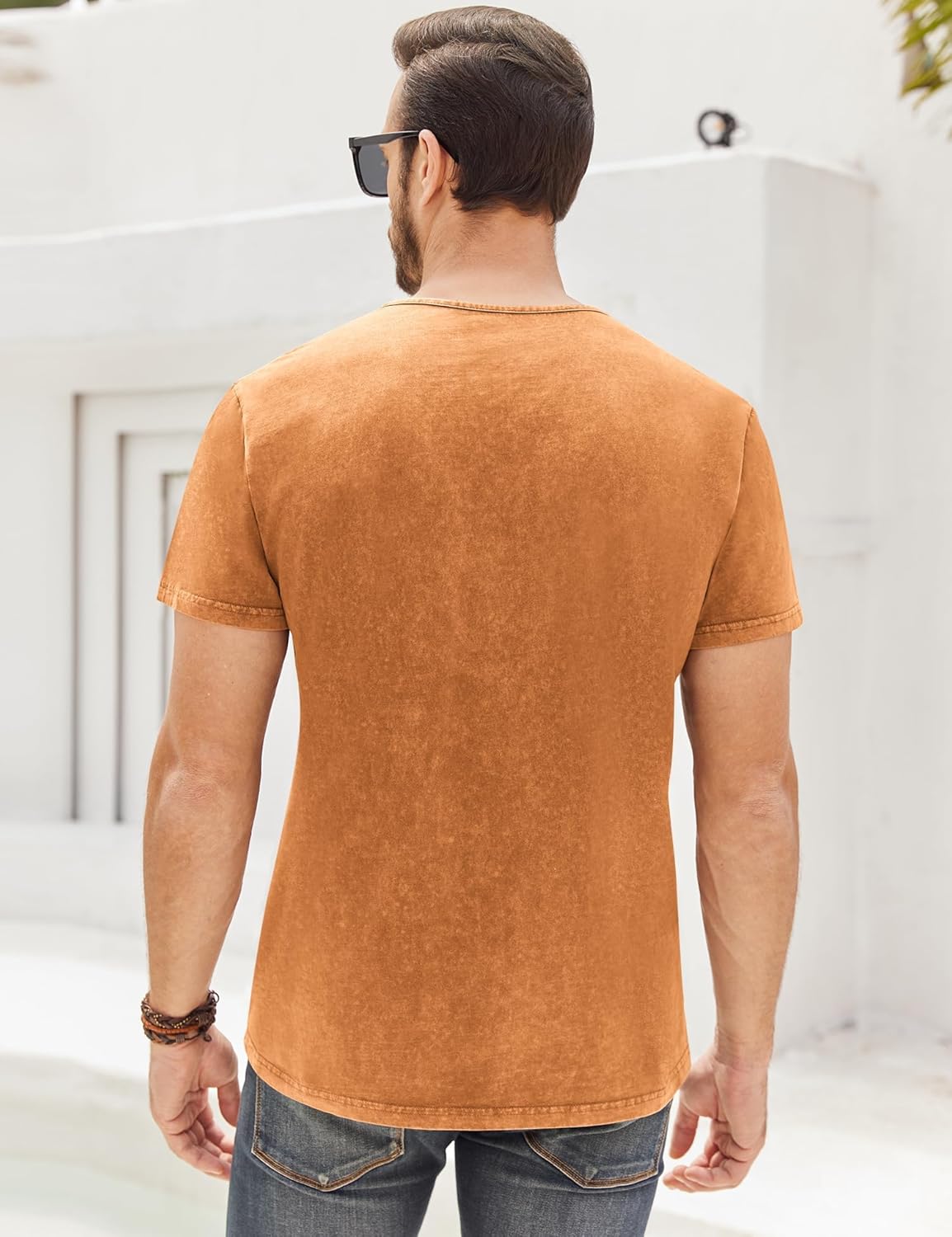 Thumbnail 2 de Beotyshow Henley Langarm Hemd für Herren – Slim Fit, Baumwolle, vielseitig einsetzbar