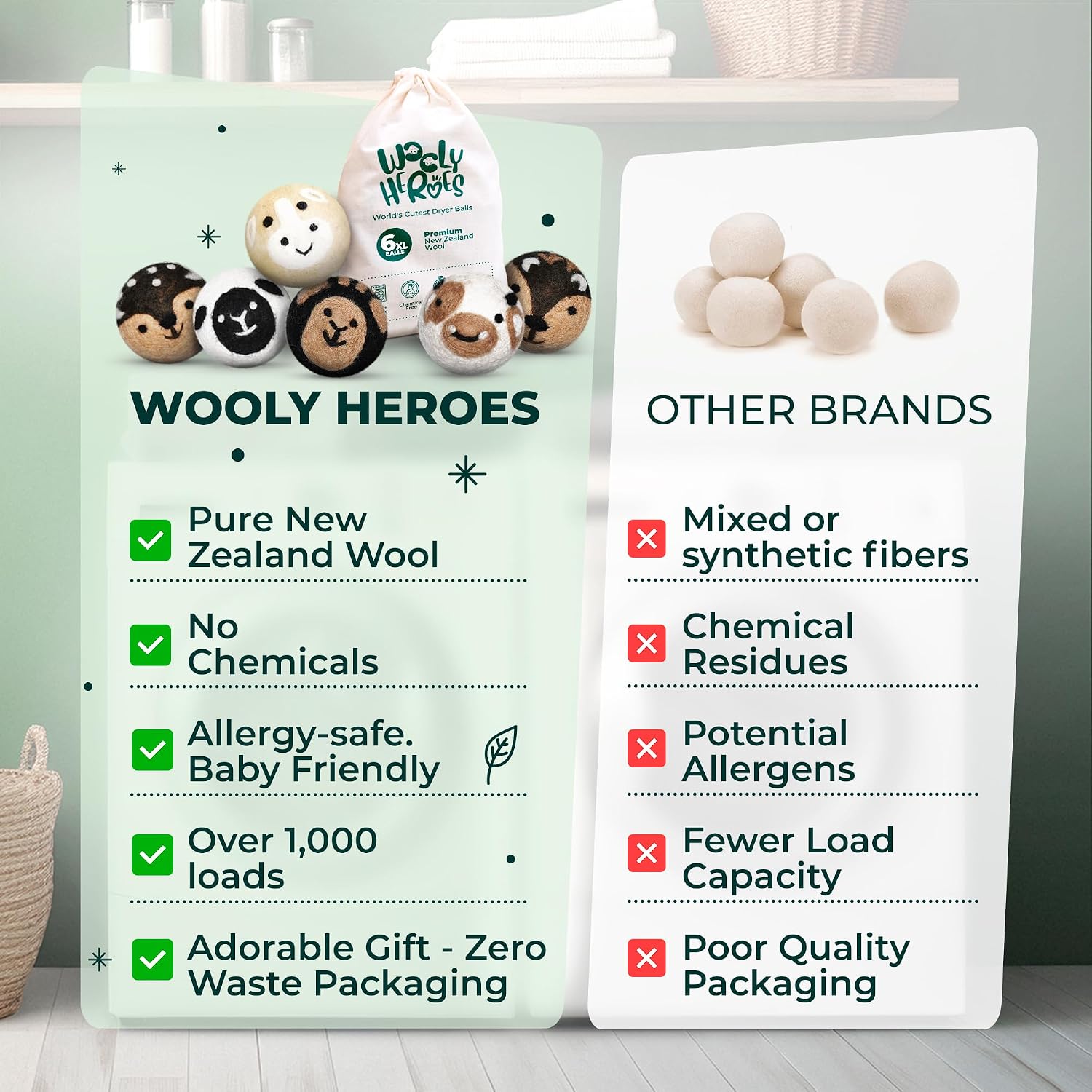 Thumbnail 6 de Wool Dryer Balls, 6-Pack